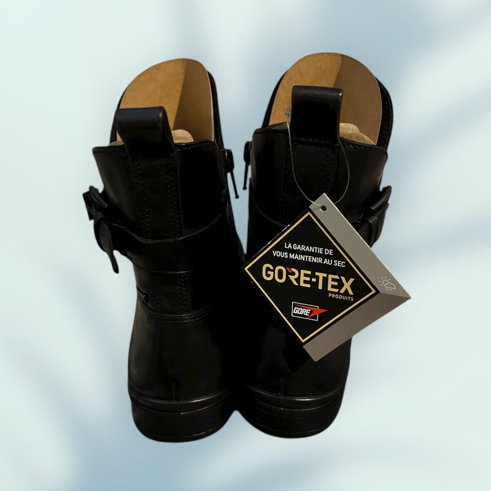 Ecco Black Leather Boots - Picture 3 of 4